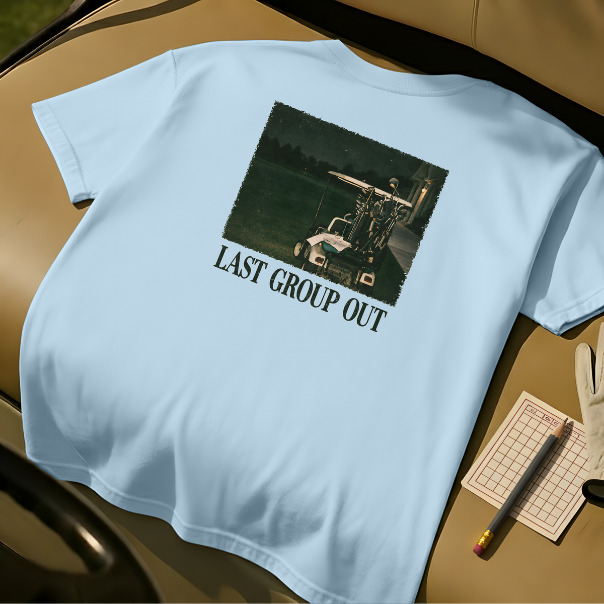 Last Group Out T-Shirt - Chambray