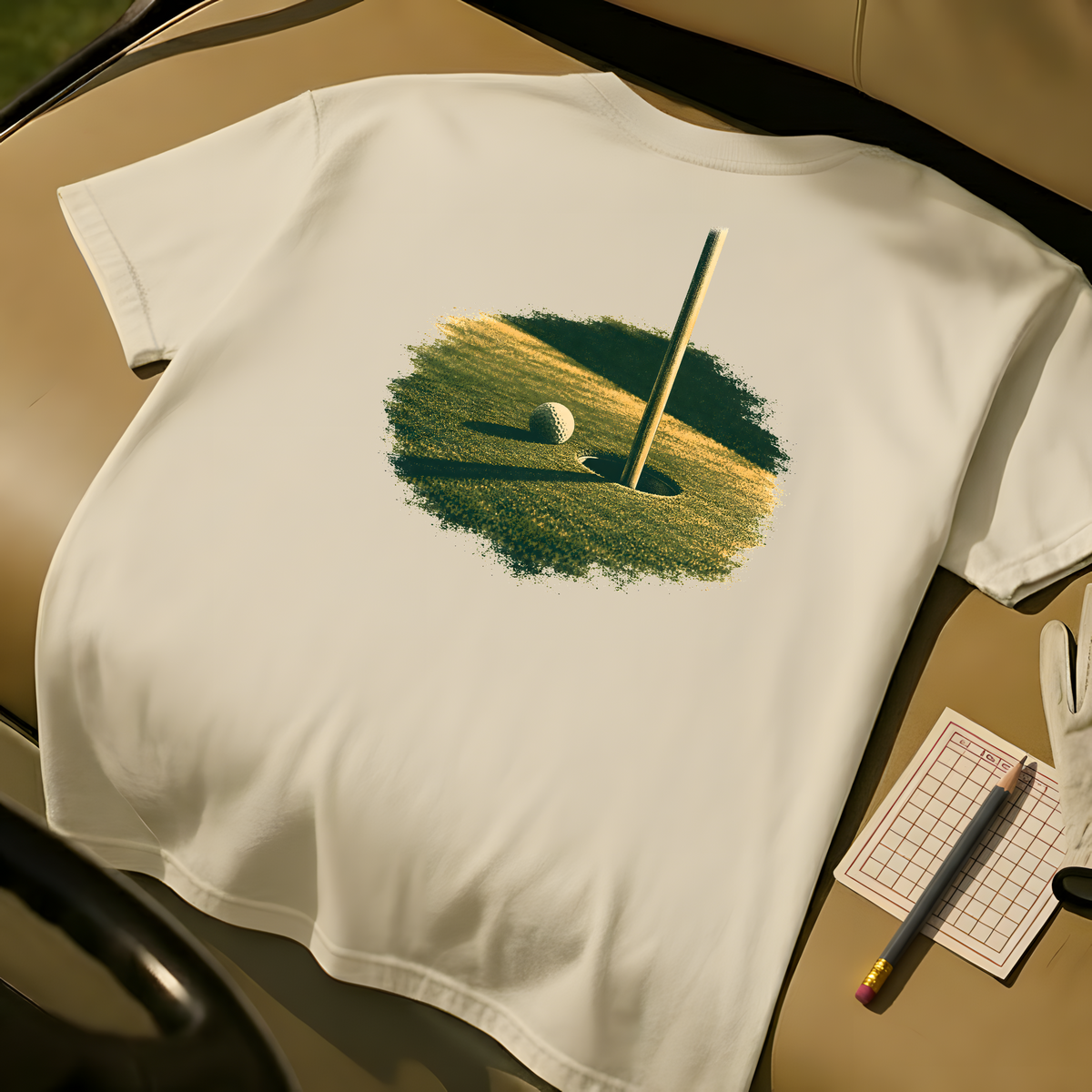 Last Putt T-Shirt - Ivory