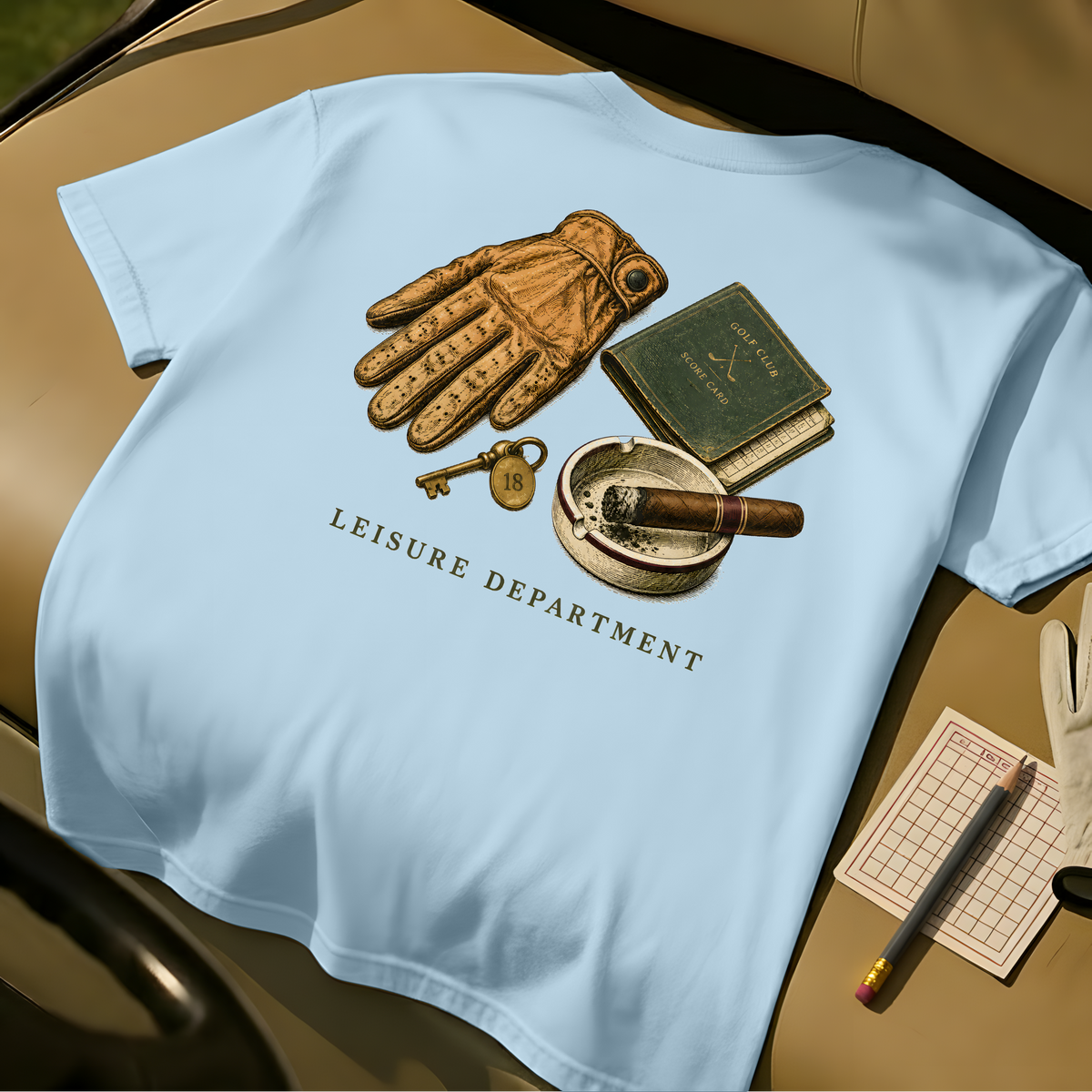 Leisure Department T-Shirt - Chambray