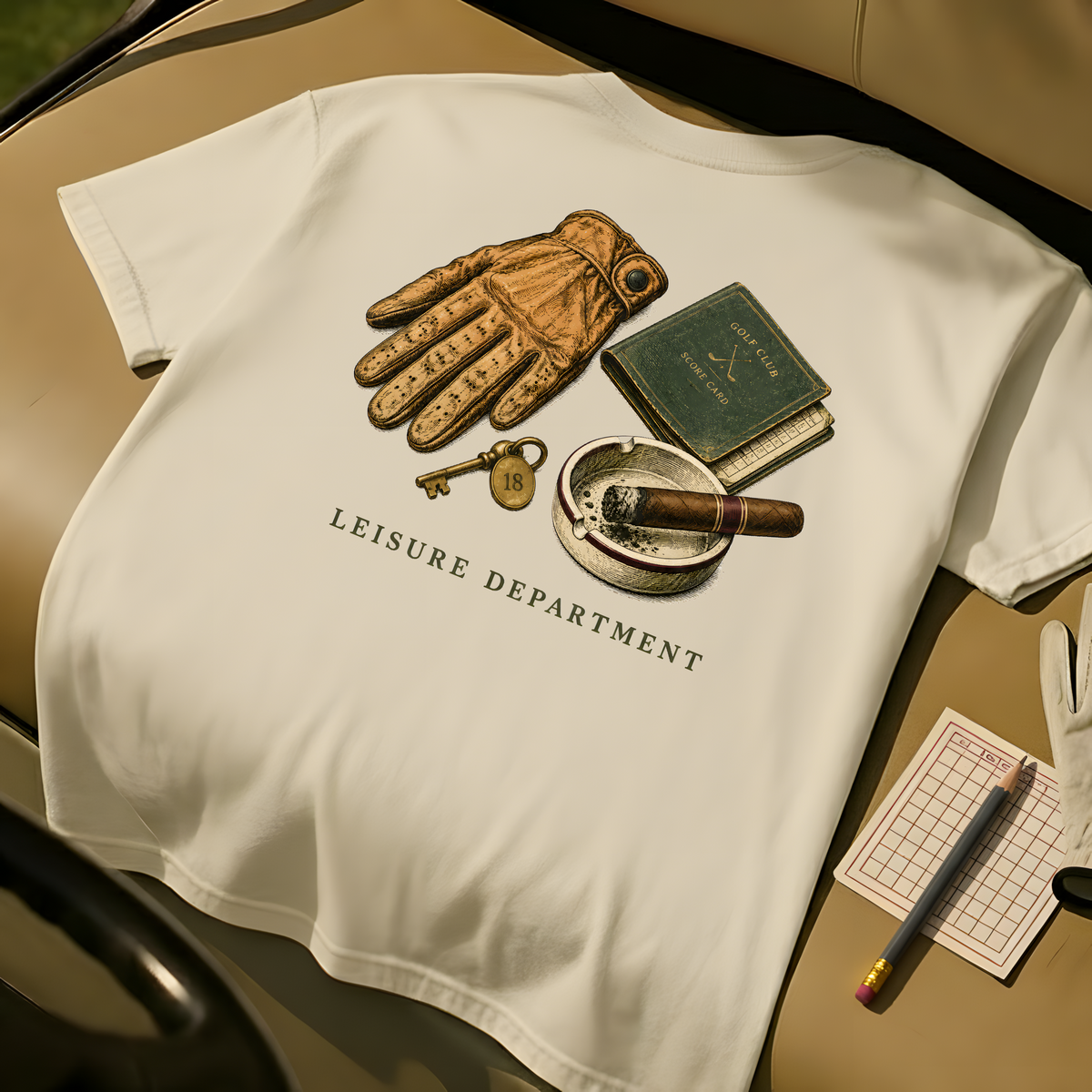 Leisure Department T-Shirt - Ivory