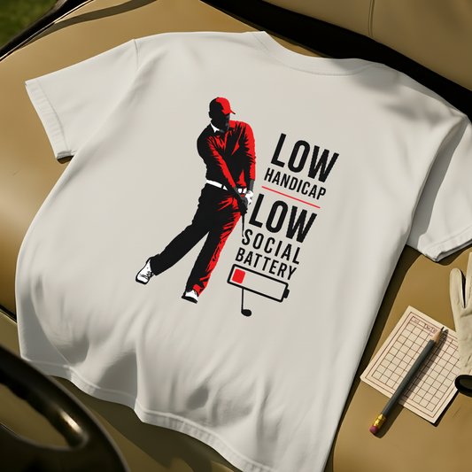 Low Social Battery Tee - White
