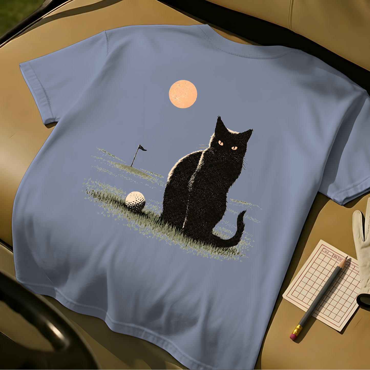 Lucky Nine Tee - Blue Jean
