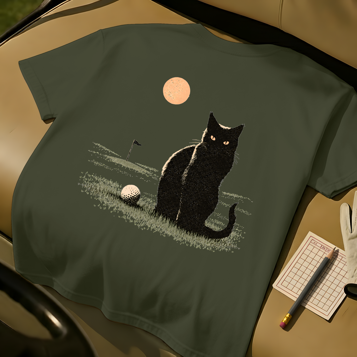 Lucky Nine Tee - Moss