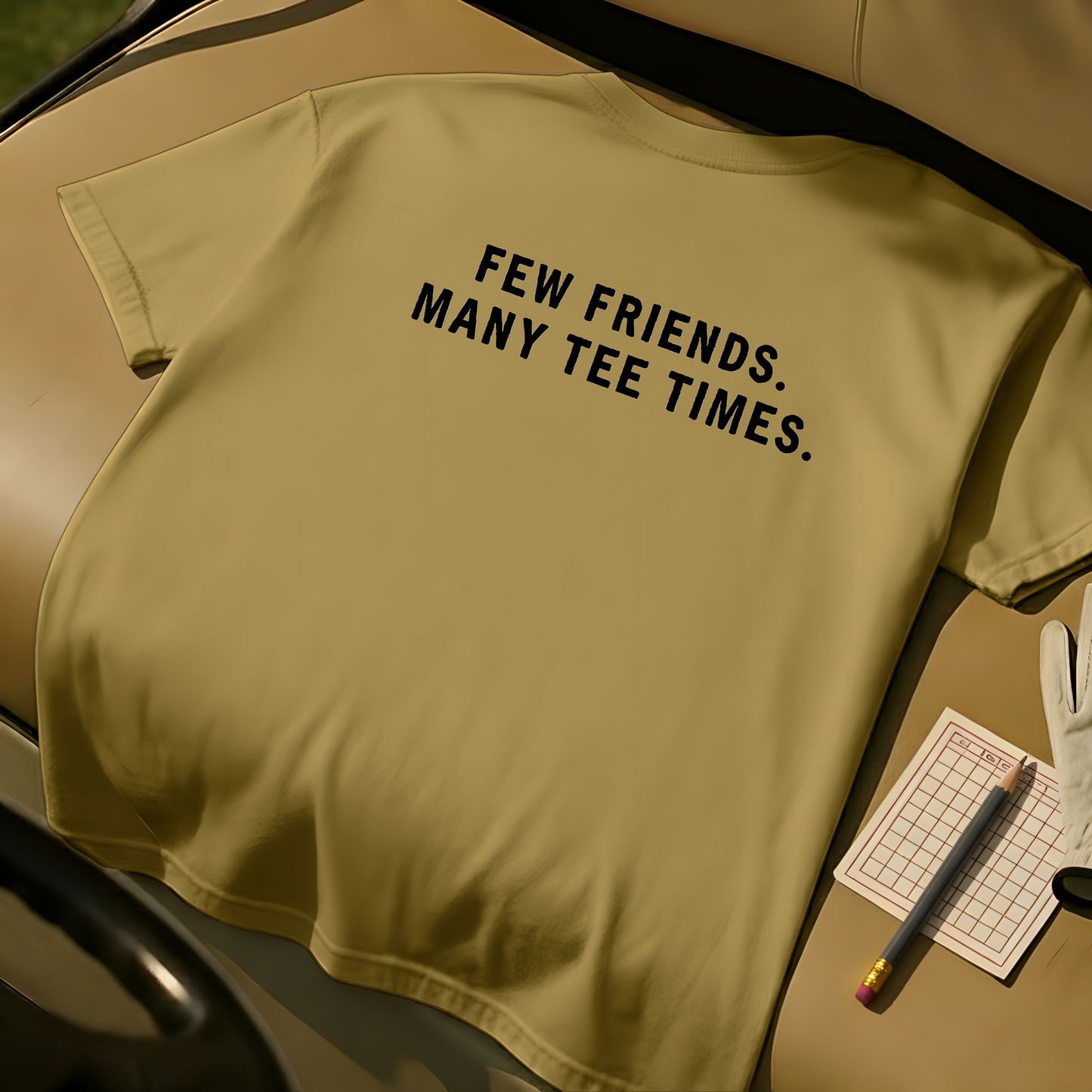 Few Friends Tee - Mustard