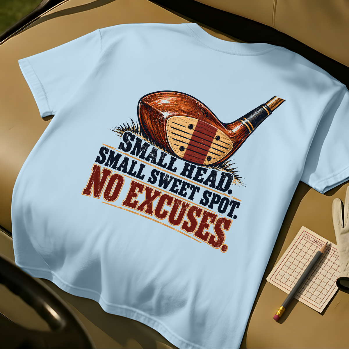 No Excuses T-Shirt - Chambray