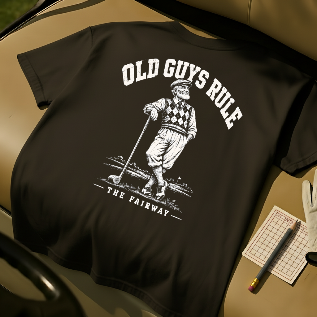 Old Guys Rule T-Shirt - Black