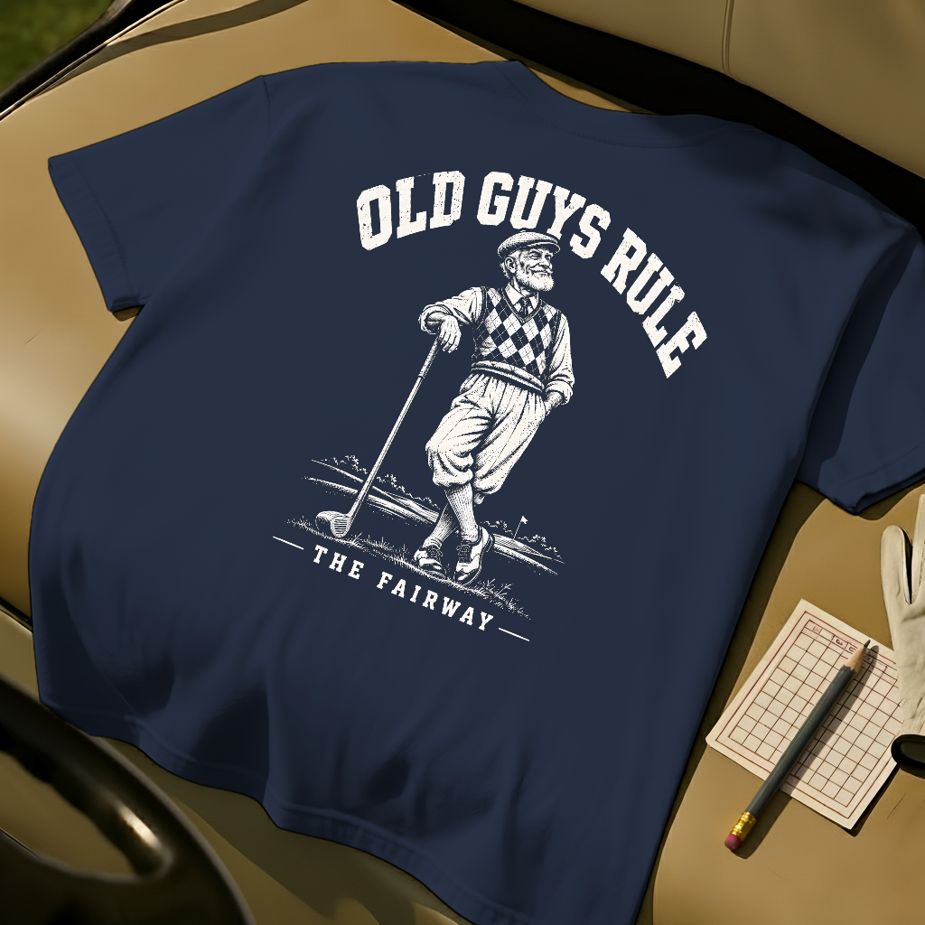 Old Guys Rule T-Shirt - Navy