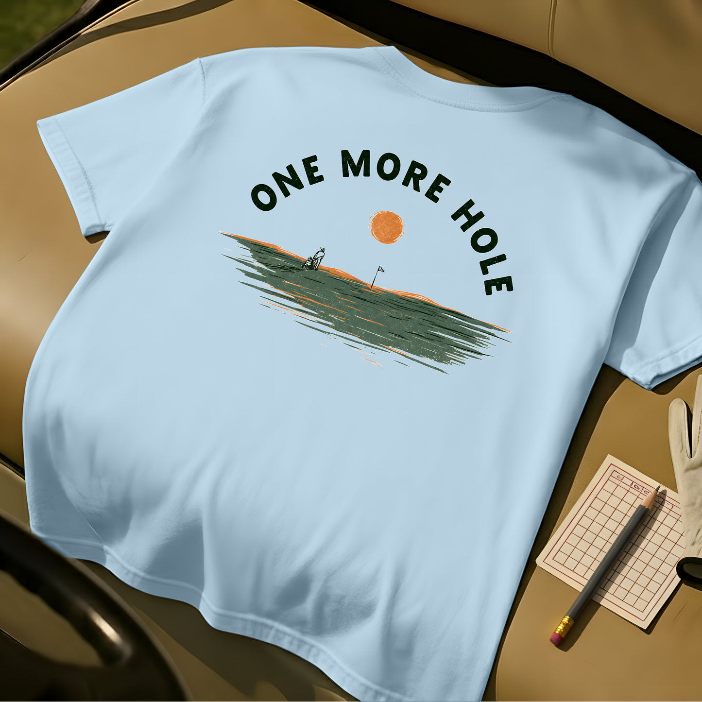 One More Hole T-Shirt - Chambray
