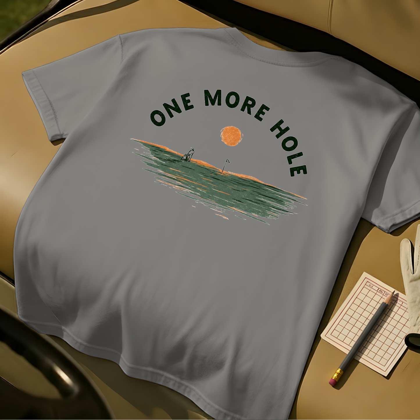 One More Hole T-Shirt - Grey