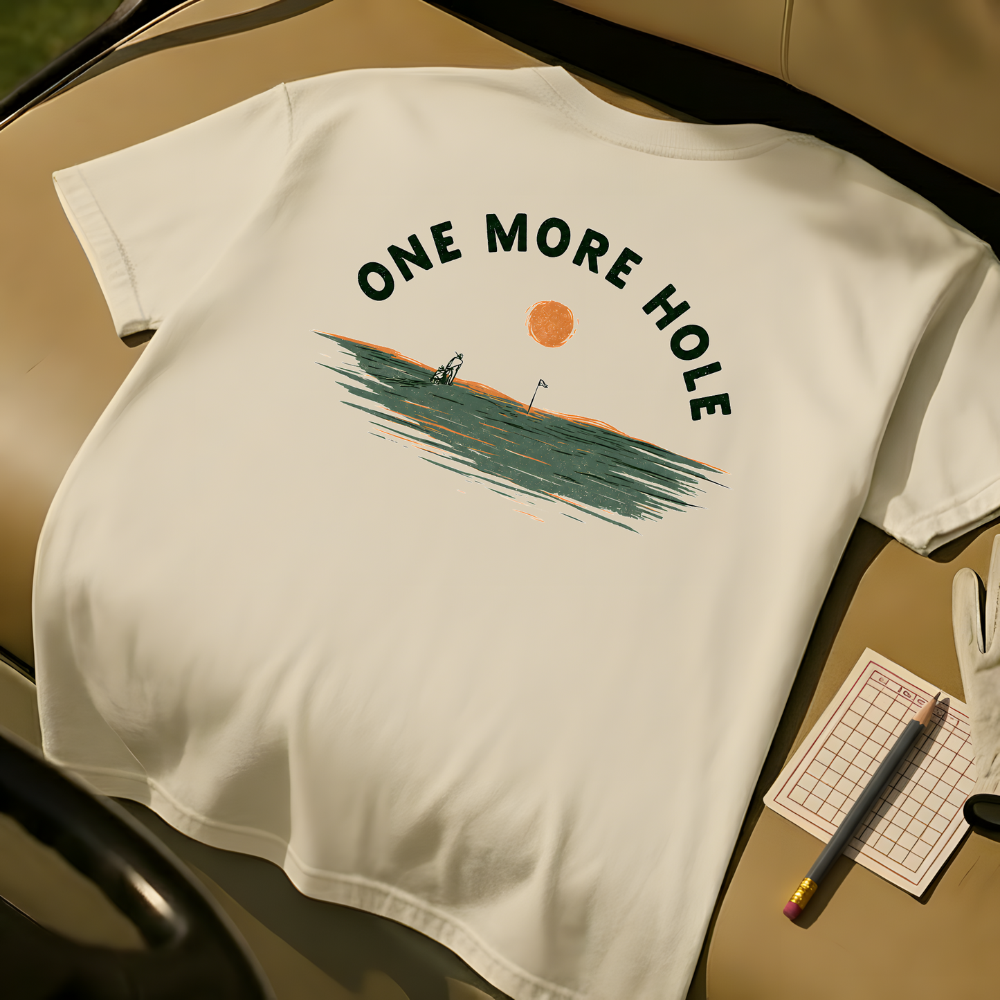 One More Hole T-Shirt - Ivory