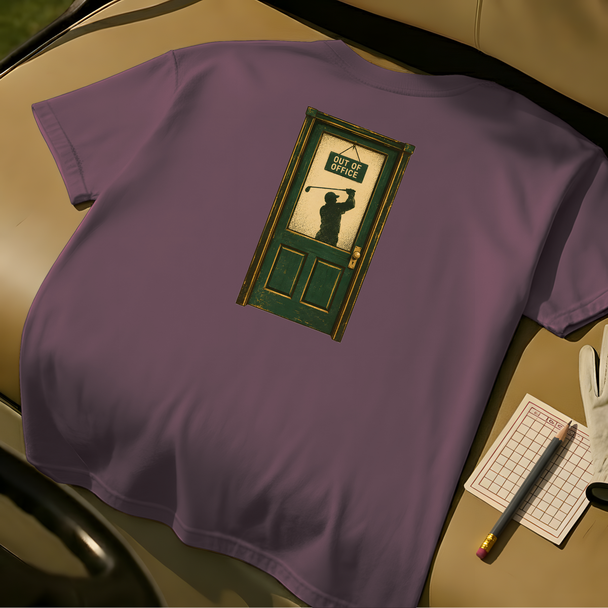 Out Of Office T-Shirt - Berry