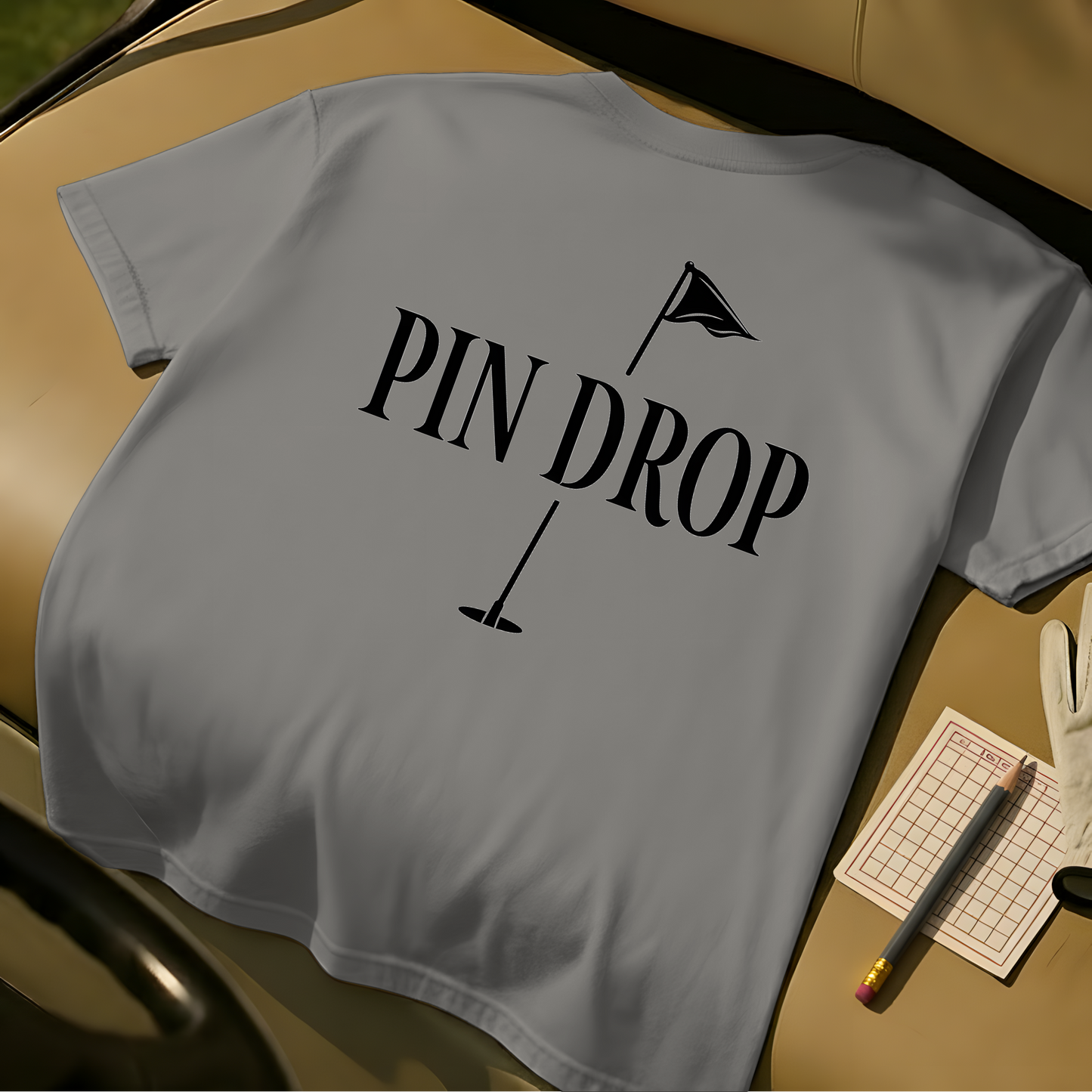 Pin Drop Tee - Grey