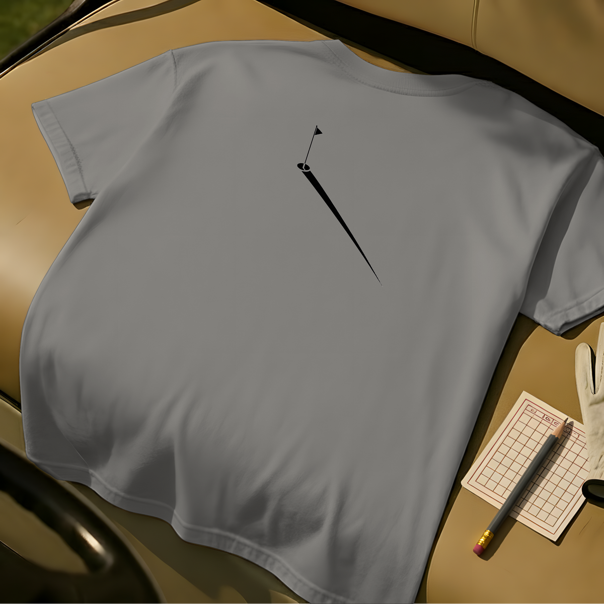 Pin Shadow Tee - Grey