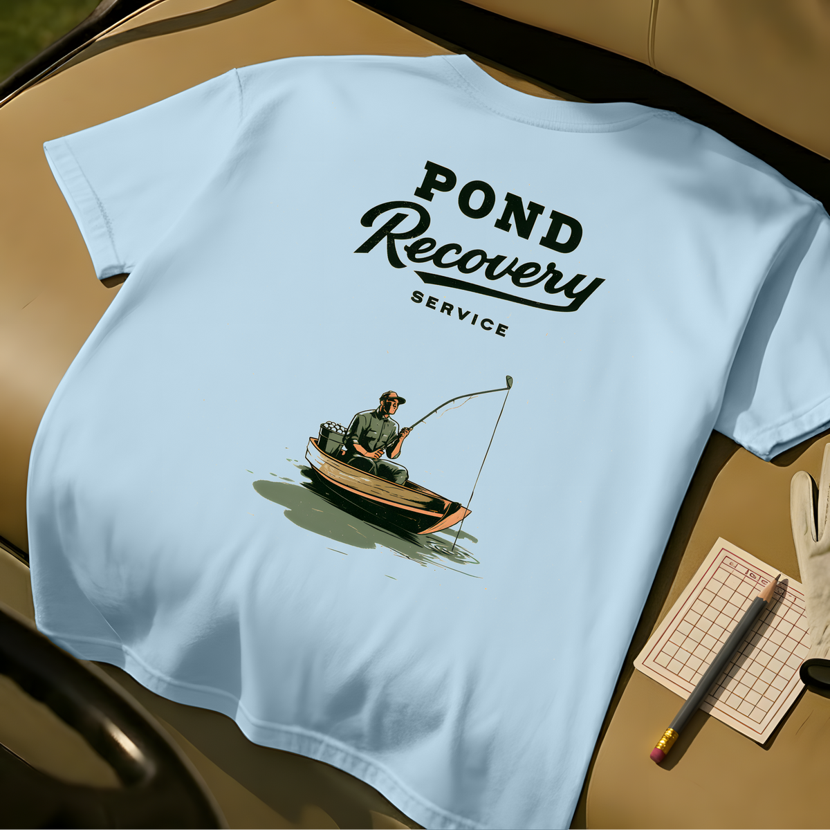 Pond Recovery T-Shirt - Chambray
