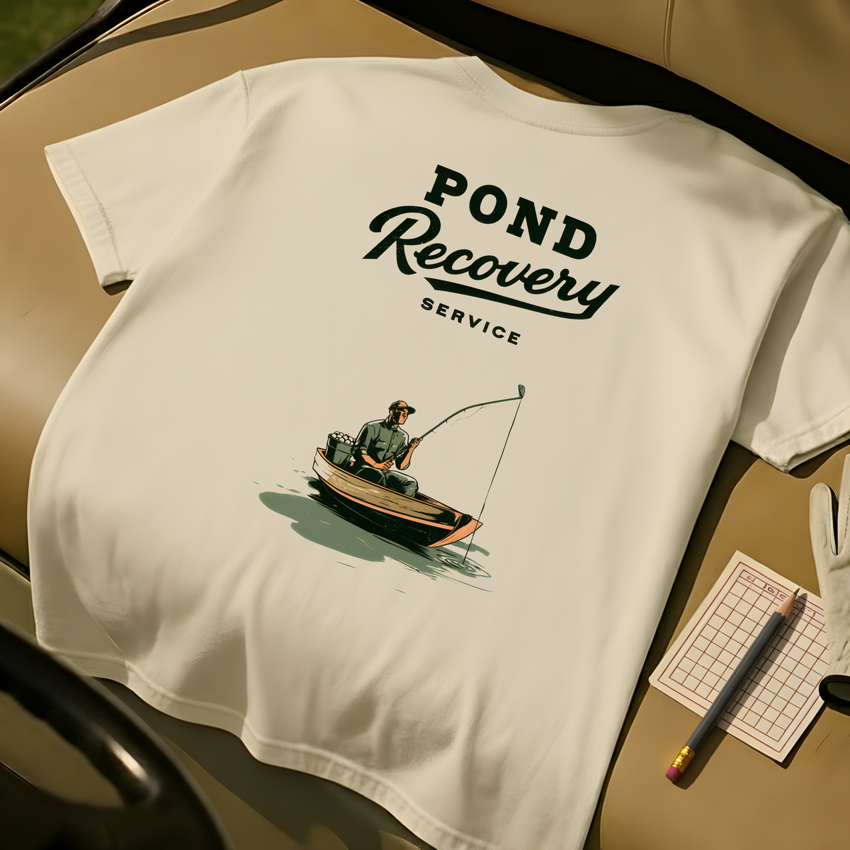 Pond Recovery T-Shirt - Ivory