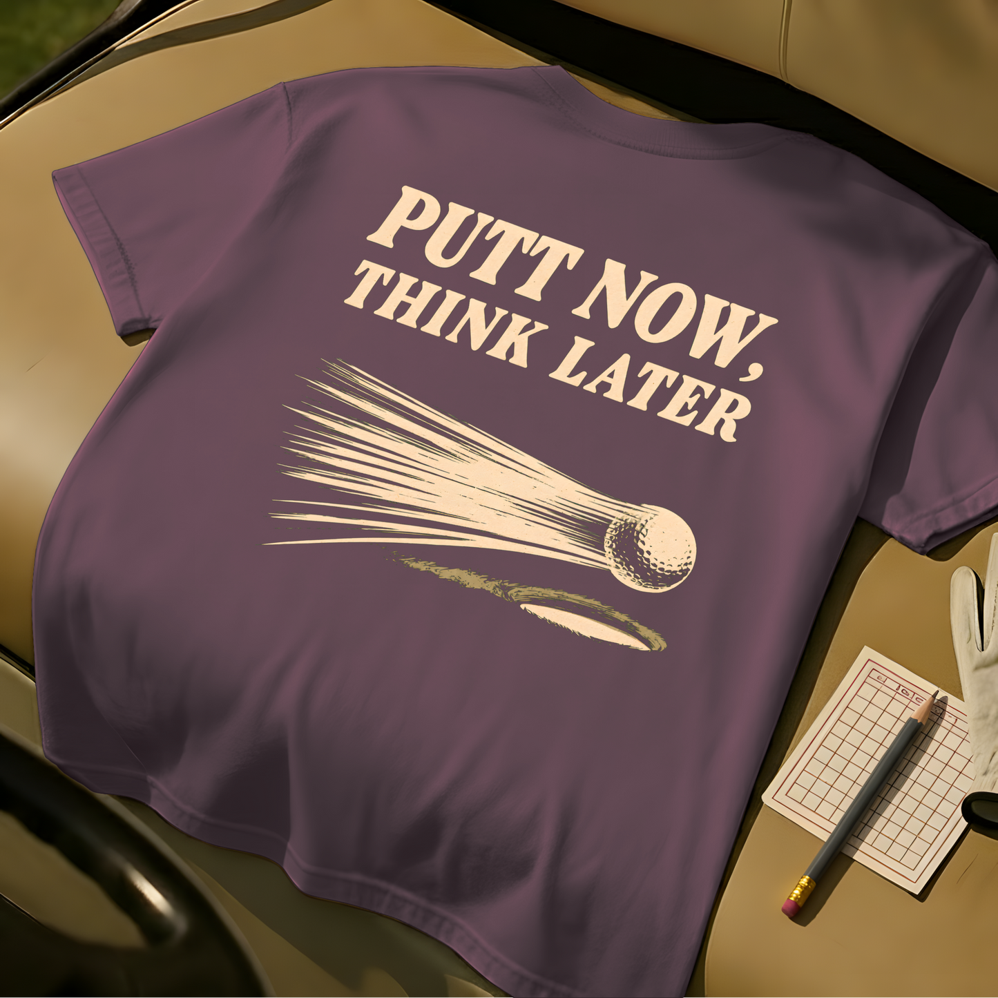 Putt Now Think Later - Berry