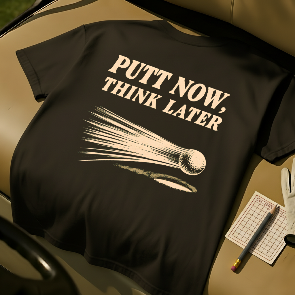 Putt Now Think Later - Black