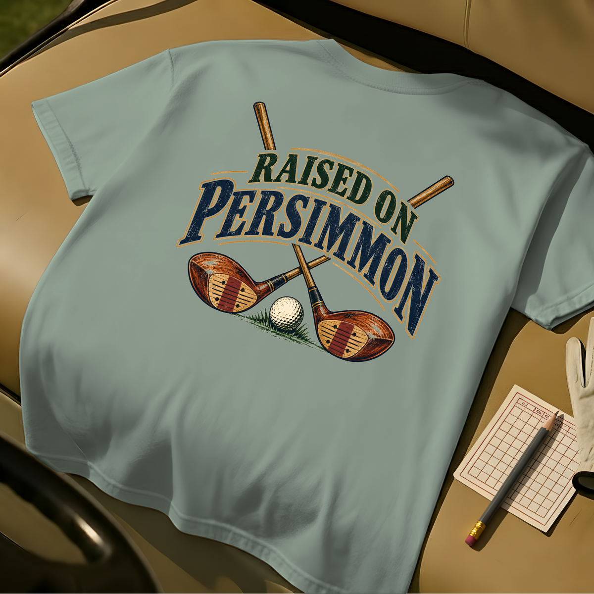 Raised On Persimmon T-Shirt - Bay