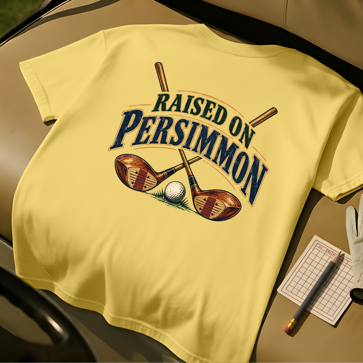 Raised On Persimmon T-Shirt - Butter