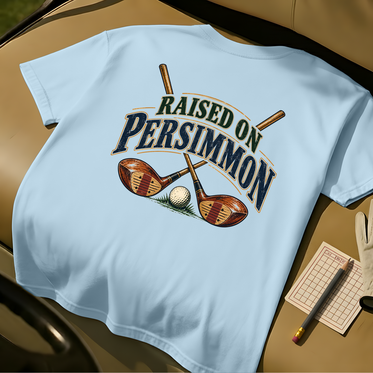 Raised On Persimmon T-Shirt - Chambray
