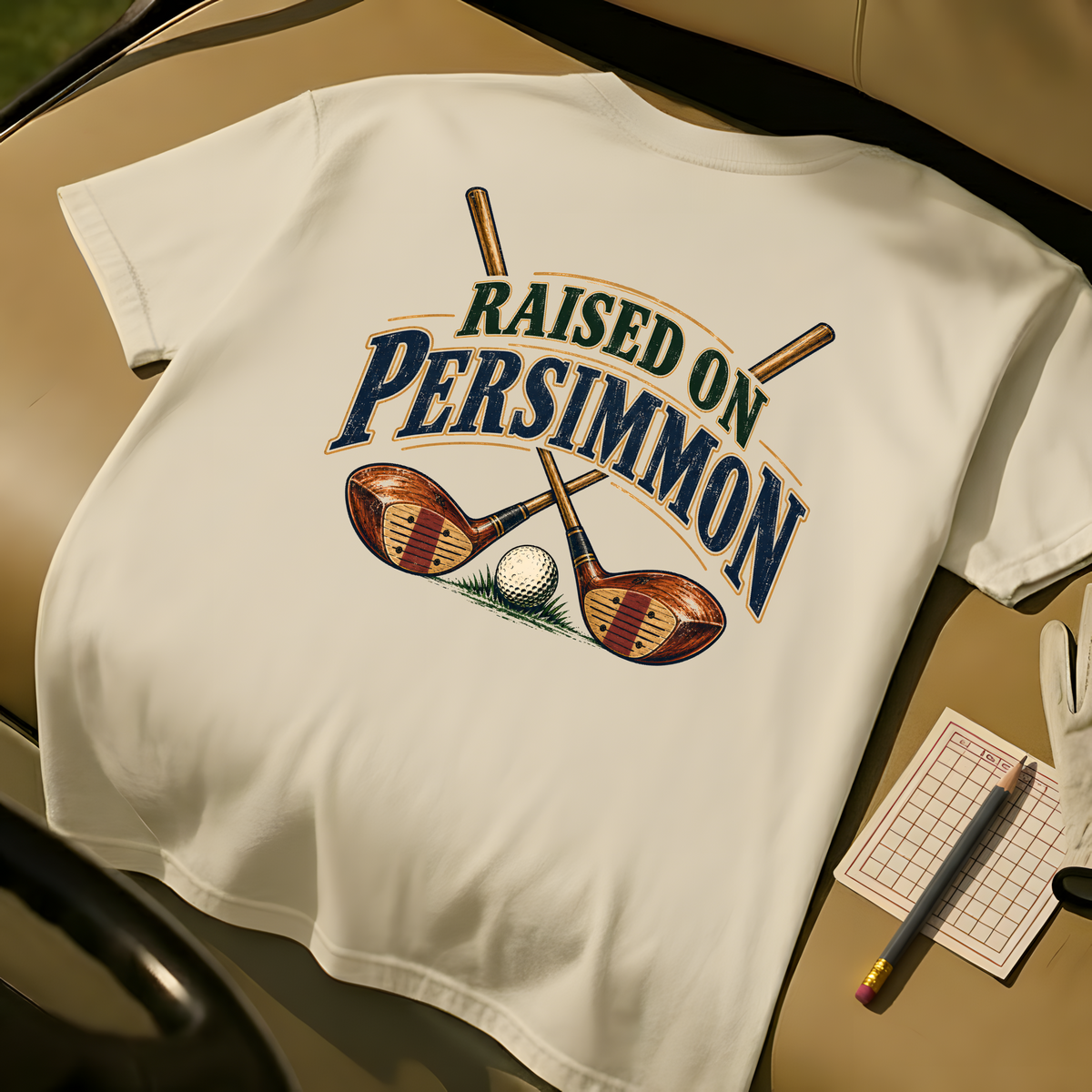 Raised On Persimmon T-Shirt - Ivory