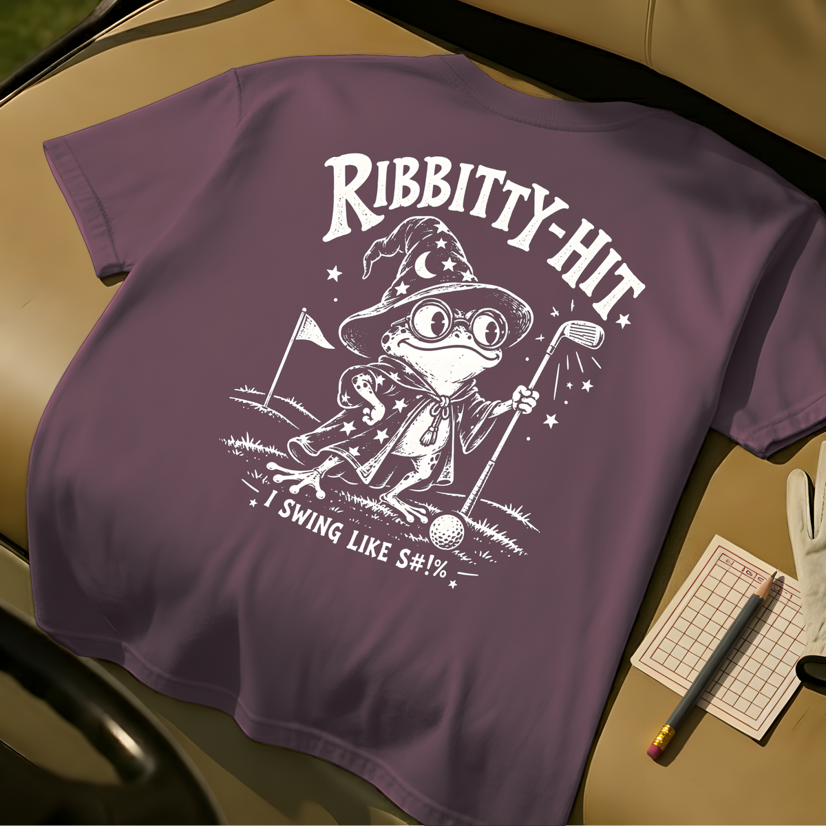 Ribbity T-Shirt - Berry