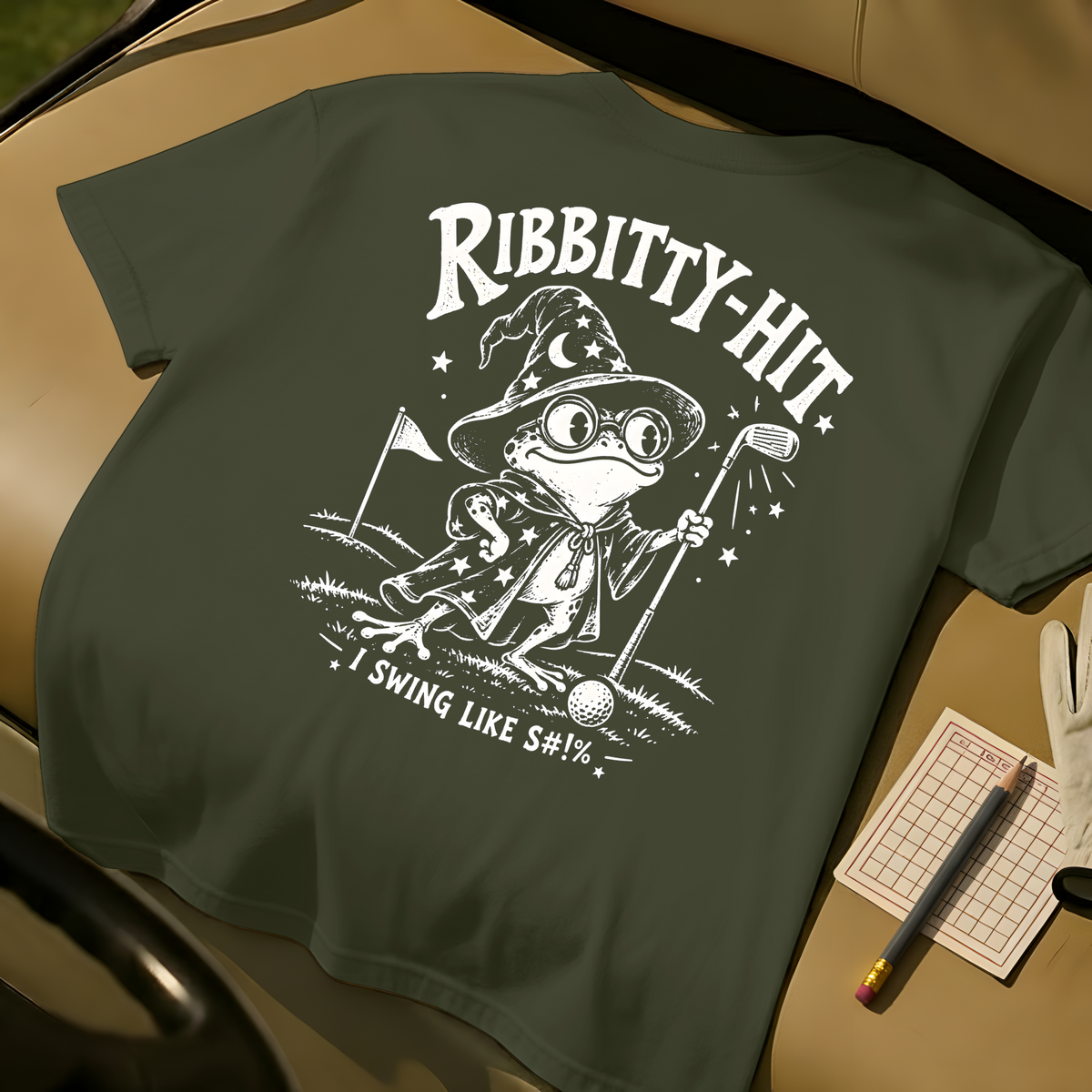 Ribbity T-Shirt - Moss