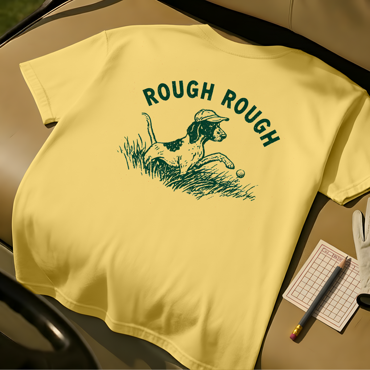 Rough Rough T-Shirt  - Butter