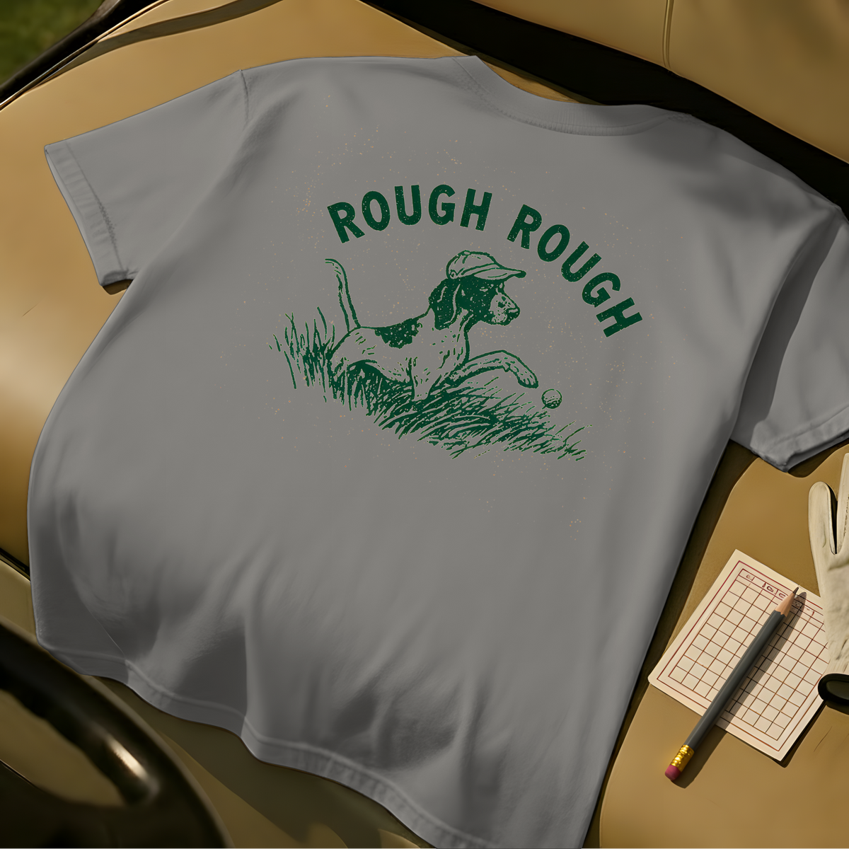 Rough Rough T-Shirt  - Grey