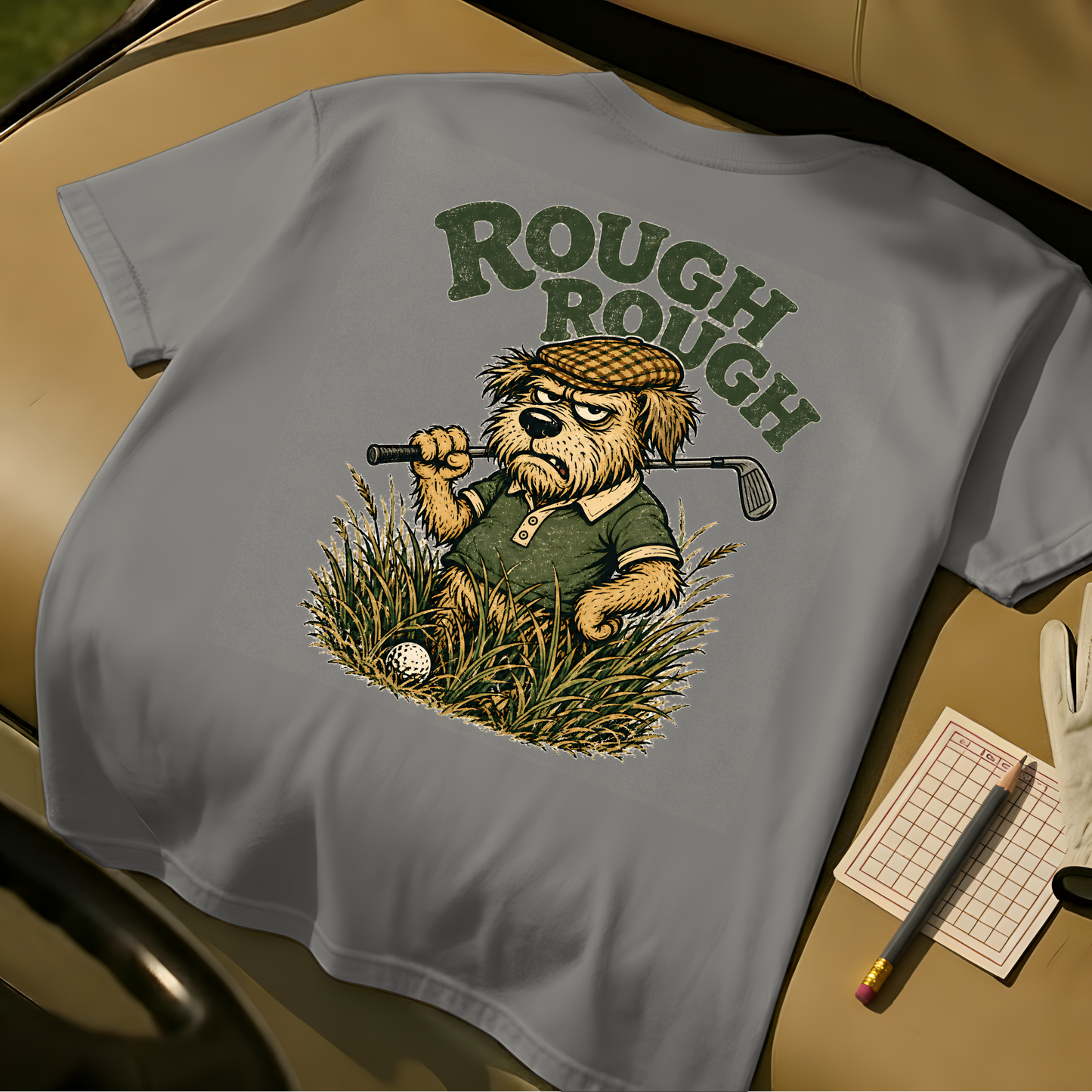 Rough Rough Tee - Grey