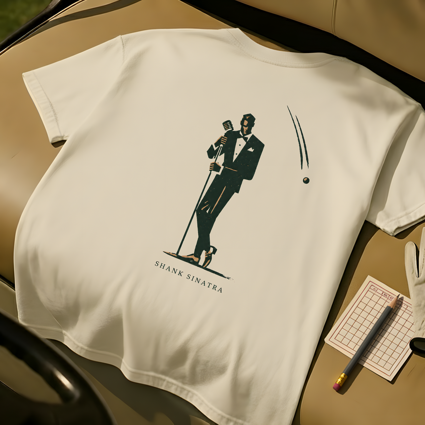 Shank Sinatra Tee - Ivory
