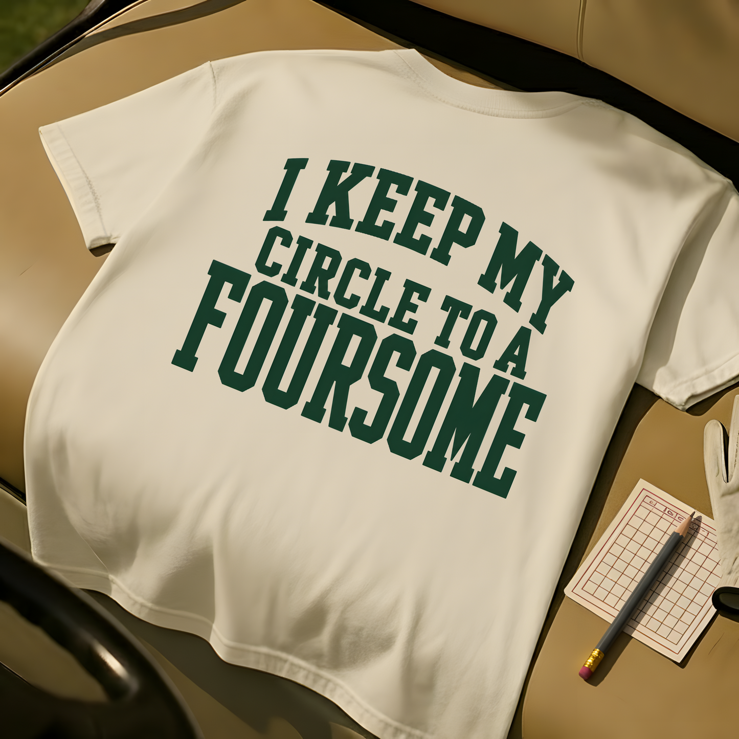 Small Circle T-Shirt - Ivory