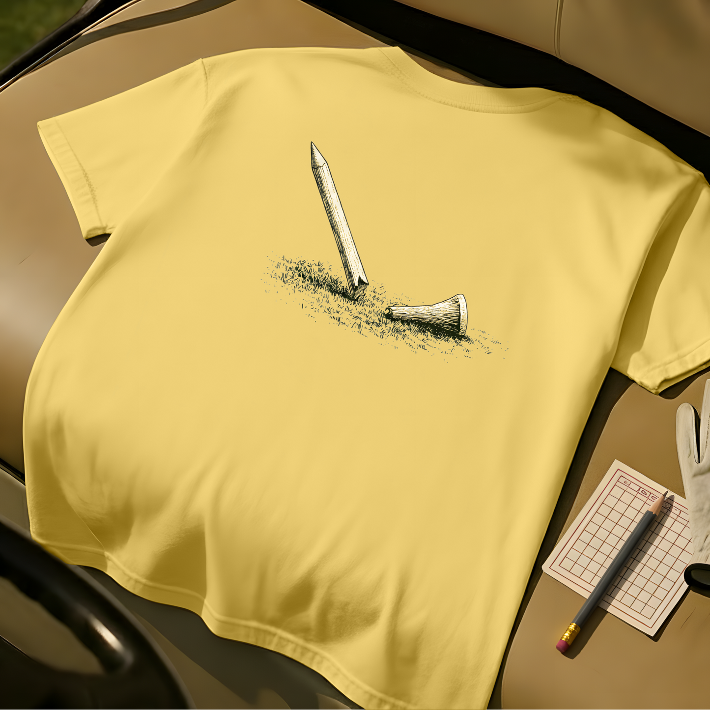 Snapped Tee - Butter