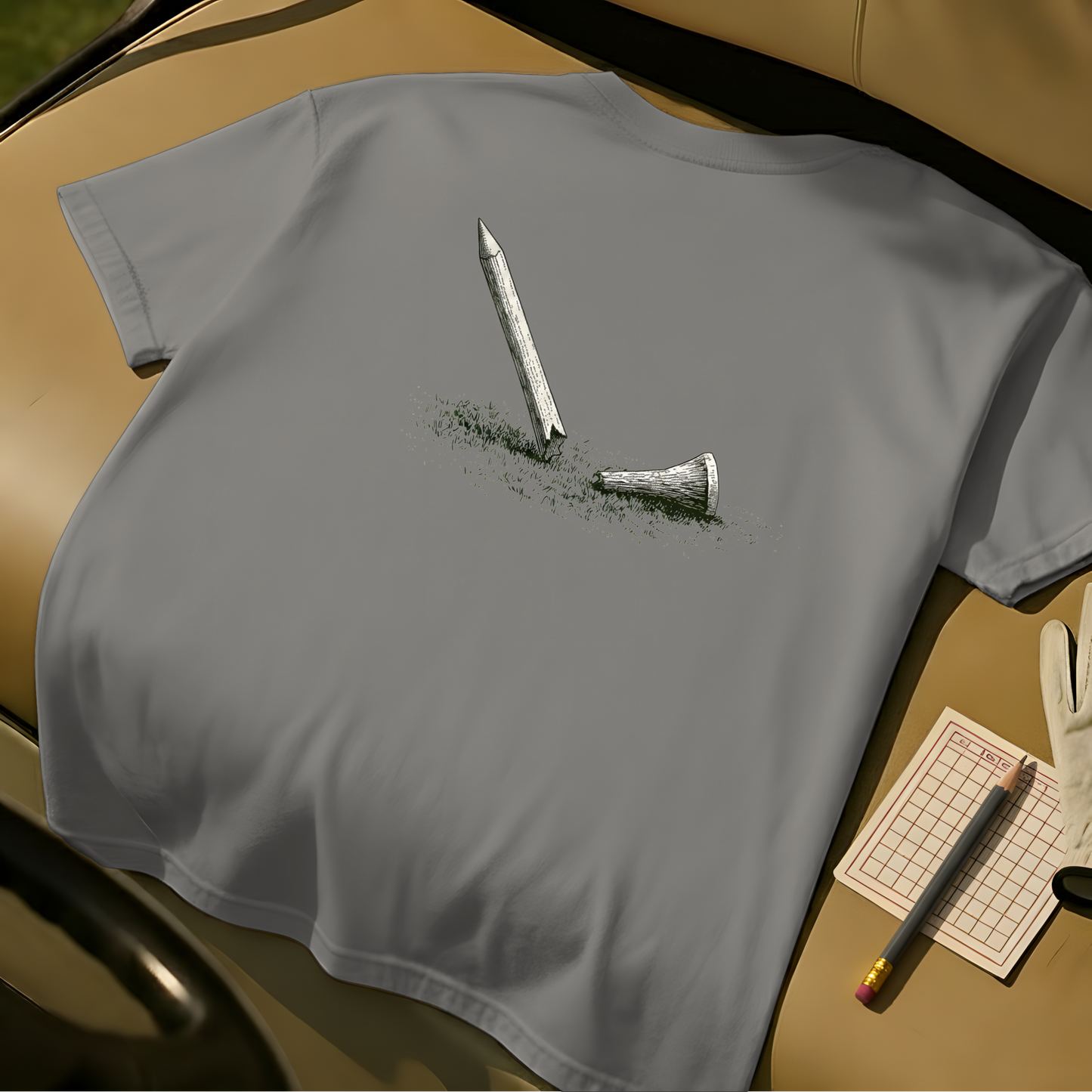 Snapped Tee - Grey