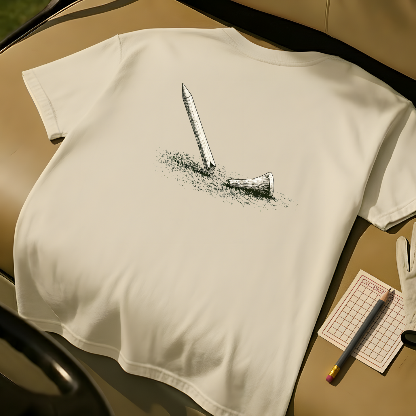Snapped Tee - Ivory