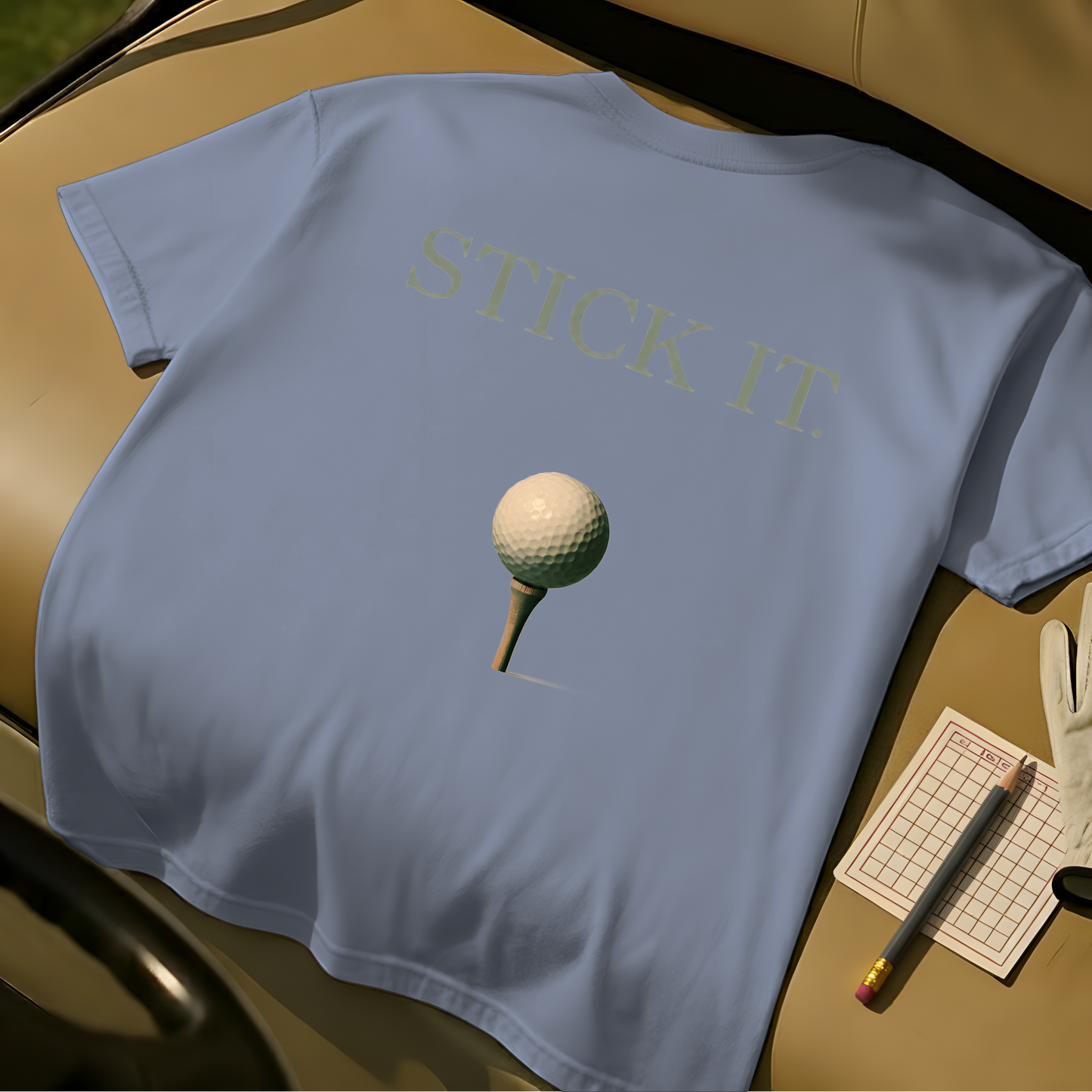 Stick It T-Shirt - Blue Jean