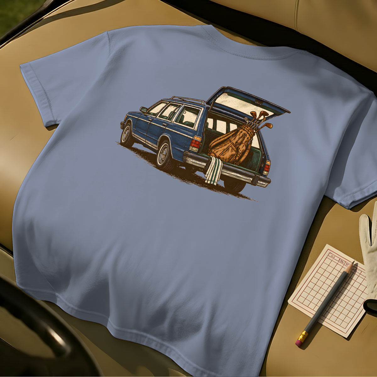 Sunday Drive T-Shirt - Blue Jean