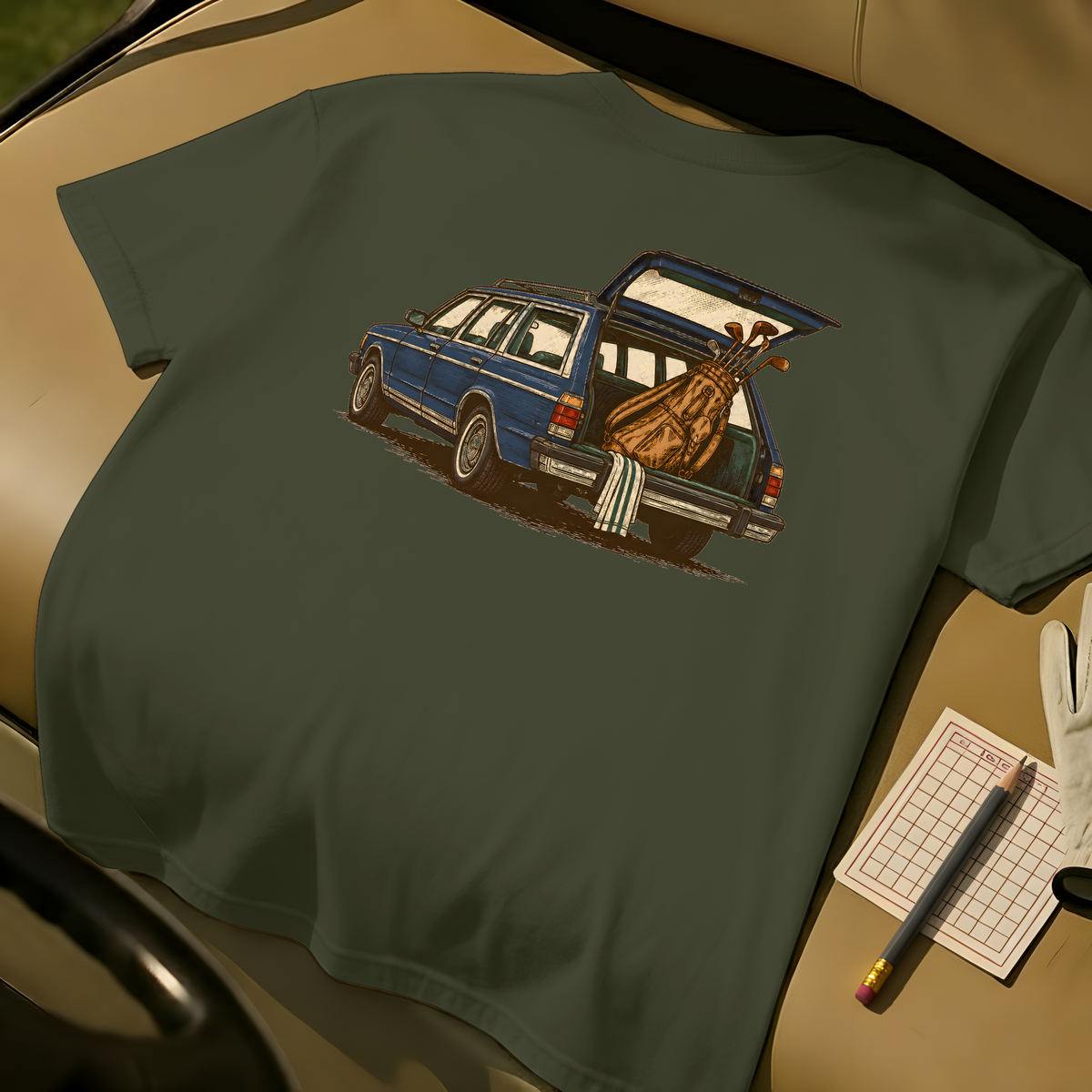 Sunday Drive T-Shirt - Moss