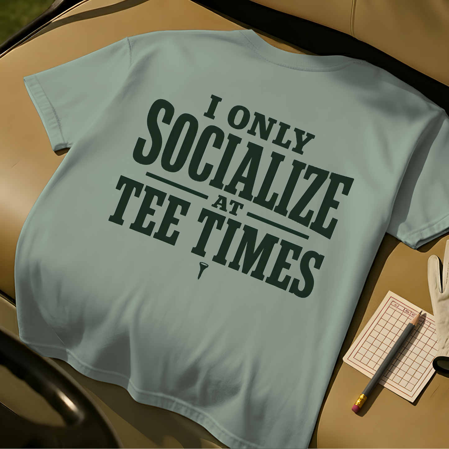 Tee Time Socialize Tee - Bay