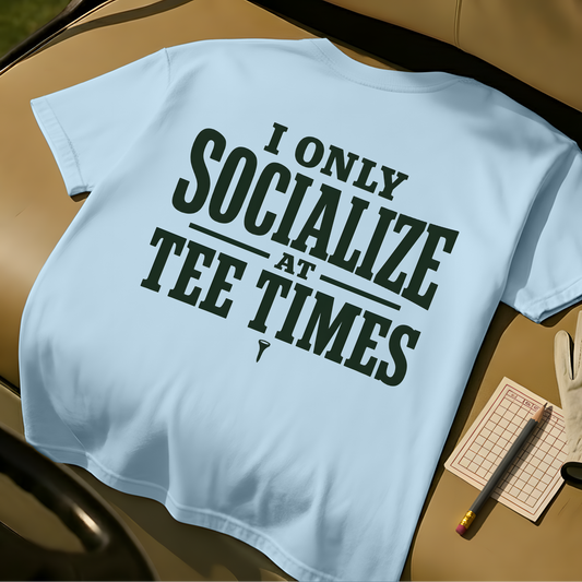 Tee Time Socialize Tee - Chambray
