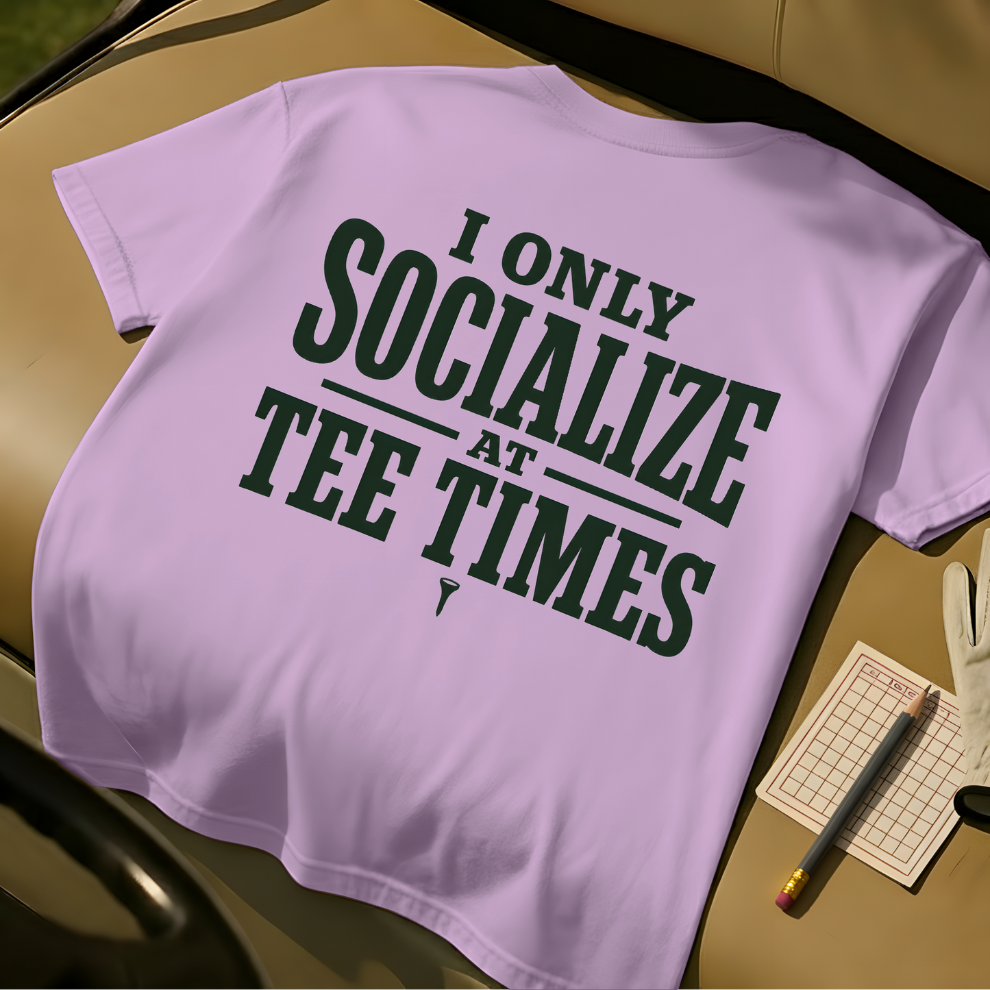 Tee Time Socialize Tee - Orchid