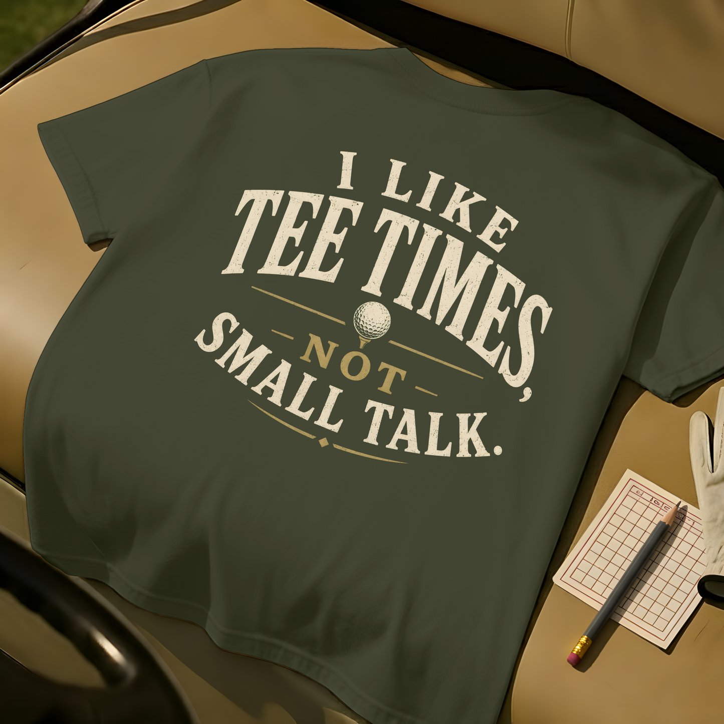 I Like Tee Times, Not Small Talk - Moss