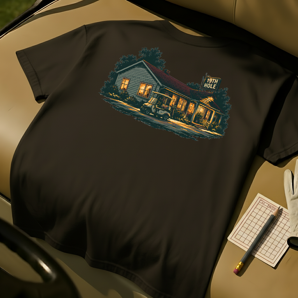 The 19th Hole T-Shirt - Black