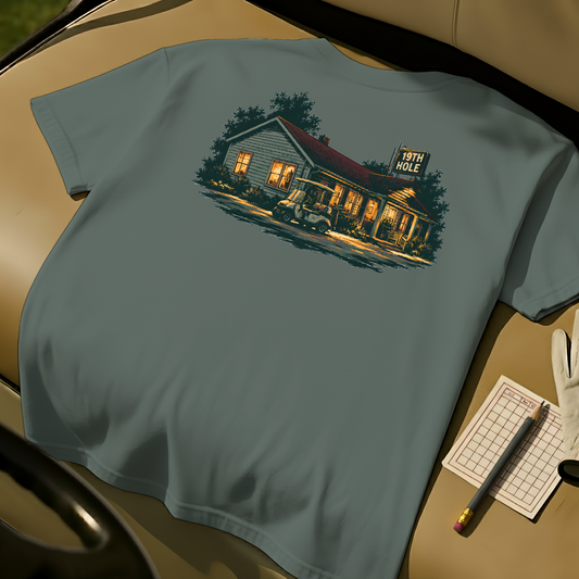 The 19th Hole T-Shirt - Blue Spruce