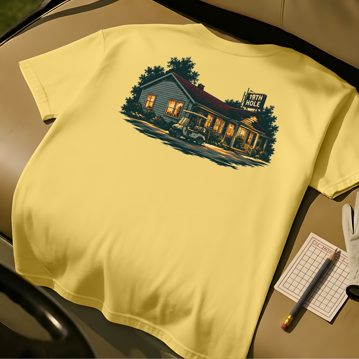 The 19th Hole T-Shirt - Butter