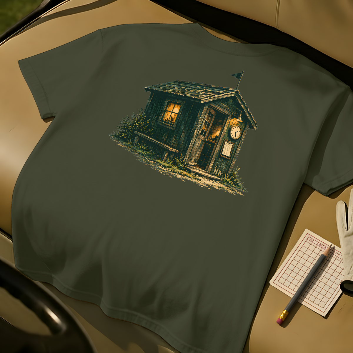 The Shack T-Shirt - Moss