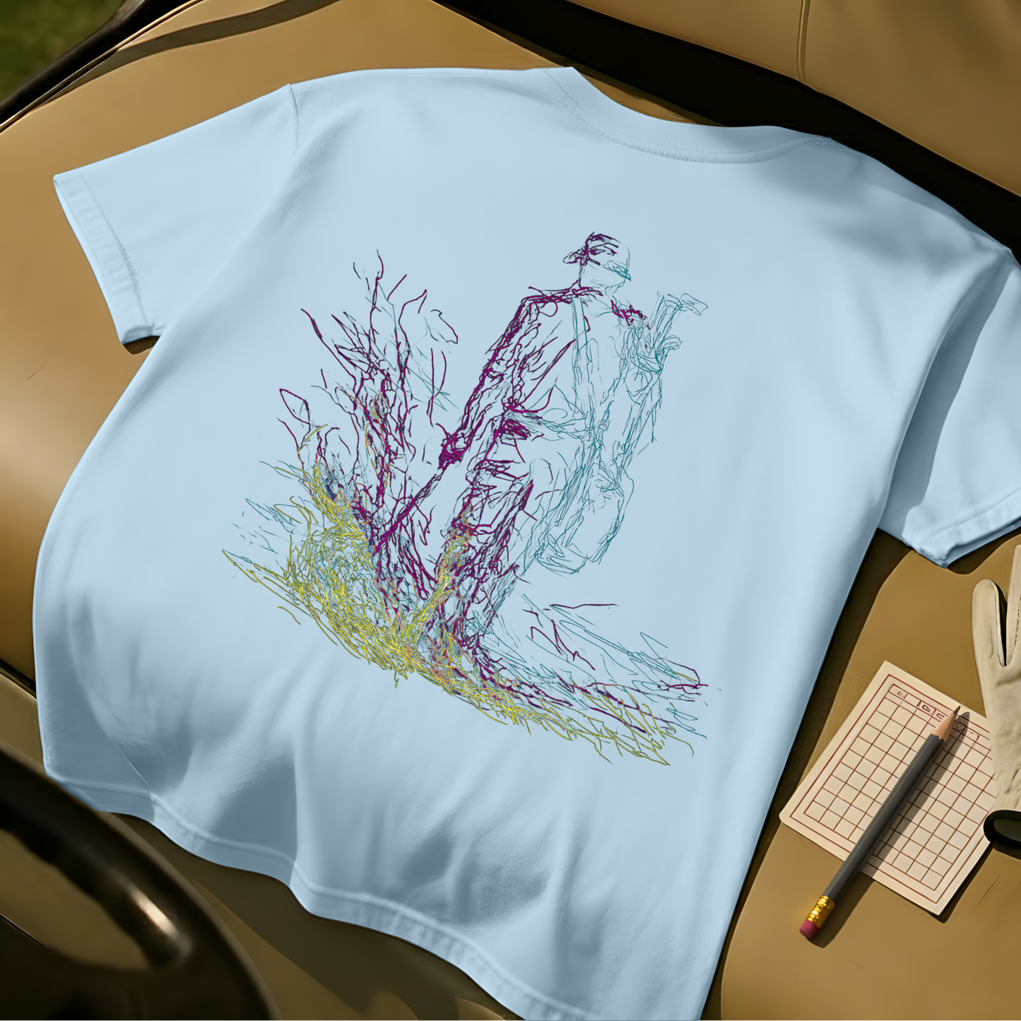 The Walk Tee - Chambray