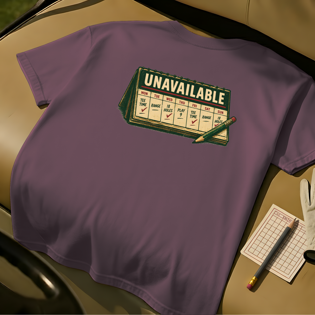 Unavailable T-Shirt - Berry