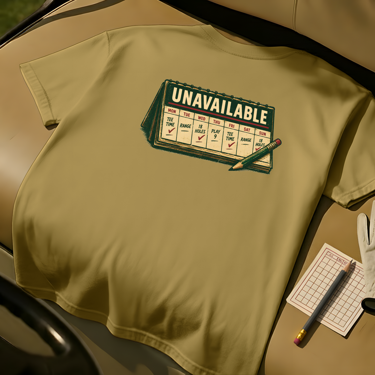 Unavailable T-Shirt - Mustard